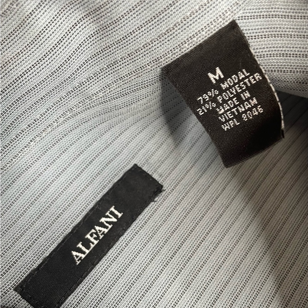 Alfani Men’s Button Down Shirt with stripes - Picture 3 of 5